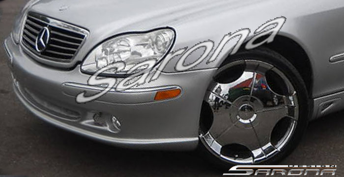Custom Mercedes S Class  Sedan Front Bumper (2003 - 2006) - $490.00 (Part #MB-094-FB)